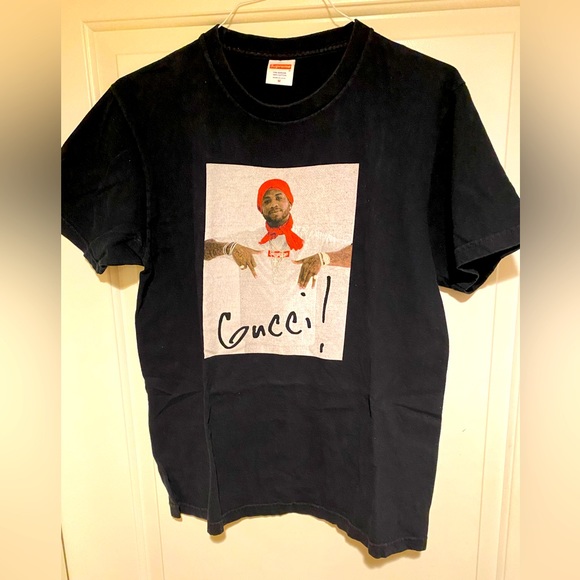 Rare Limited Supreme Gucci Maine Photo Tee Shirt